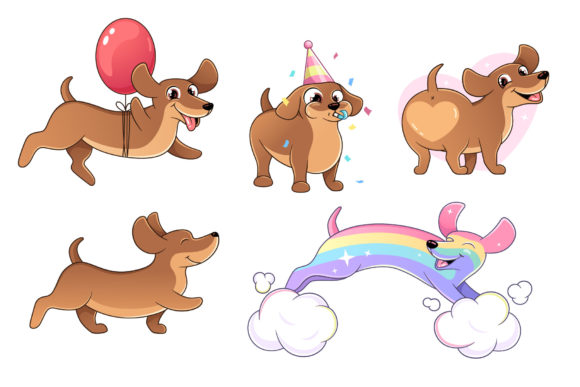 Dachshund Illustrations: Infusing Charm Into Your Brand