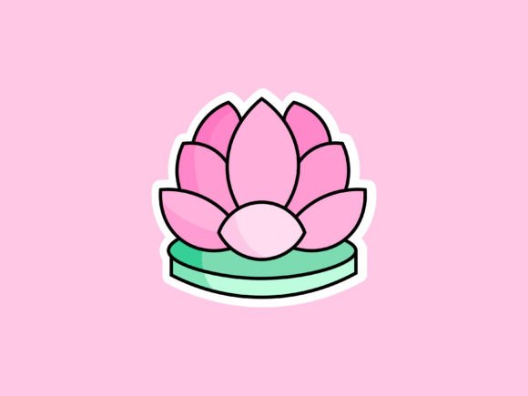 Flowers Lotus Illustrations: Elegant Design for Every Project