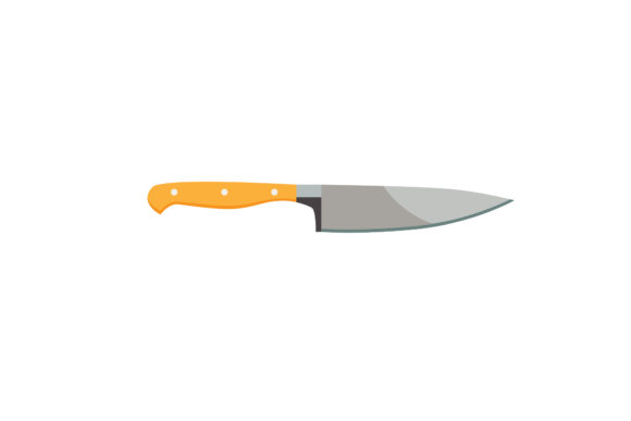 Kitchen Slicing Knife Illustrations: A Designer's Essential Cut