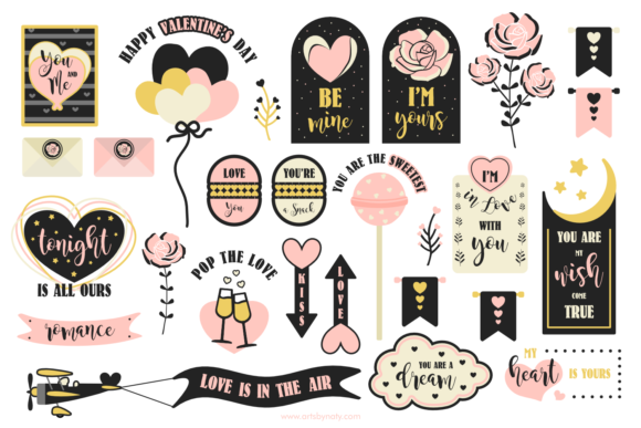 Love Valentine's Day SVG Illustrations: A Designer's Toolkit for Romance