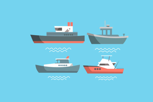 Ship Vectors Illustrations Set: Nautical Design for Every Project