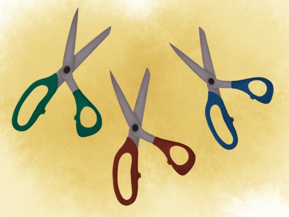 Unleash Creativity with Open Scissors Illustrations
